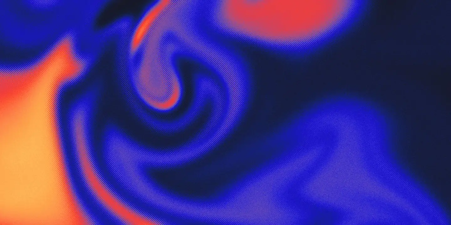 imagem de ondas roxo e laranja